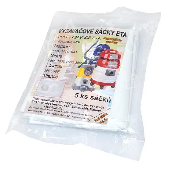 sáčky z mikrovlákna ETA 0441,1441,24441,1404,2404,3404,(5ks sáčků)